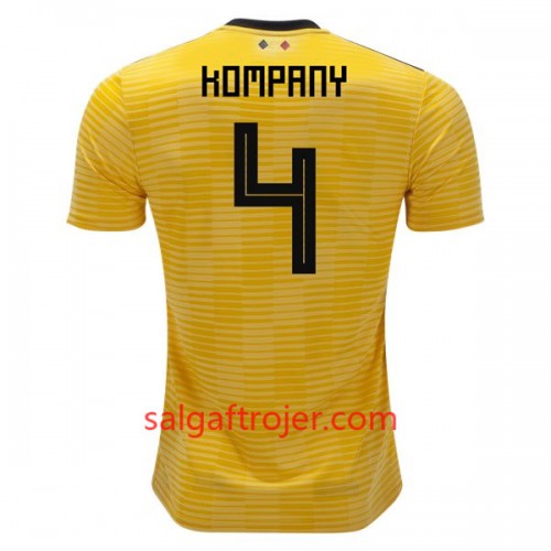 Belgien Fodboldtrøjer Kompany 4 Udebanesæt VM 2018 Belgien Fodboldtrøjer Kompany 4 Udebanesæt VM 2018